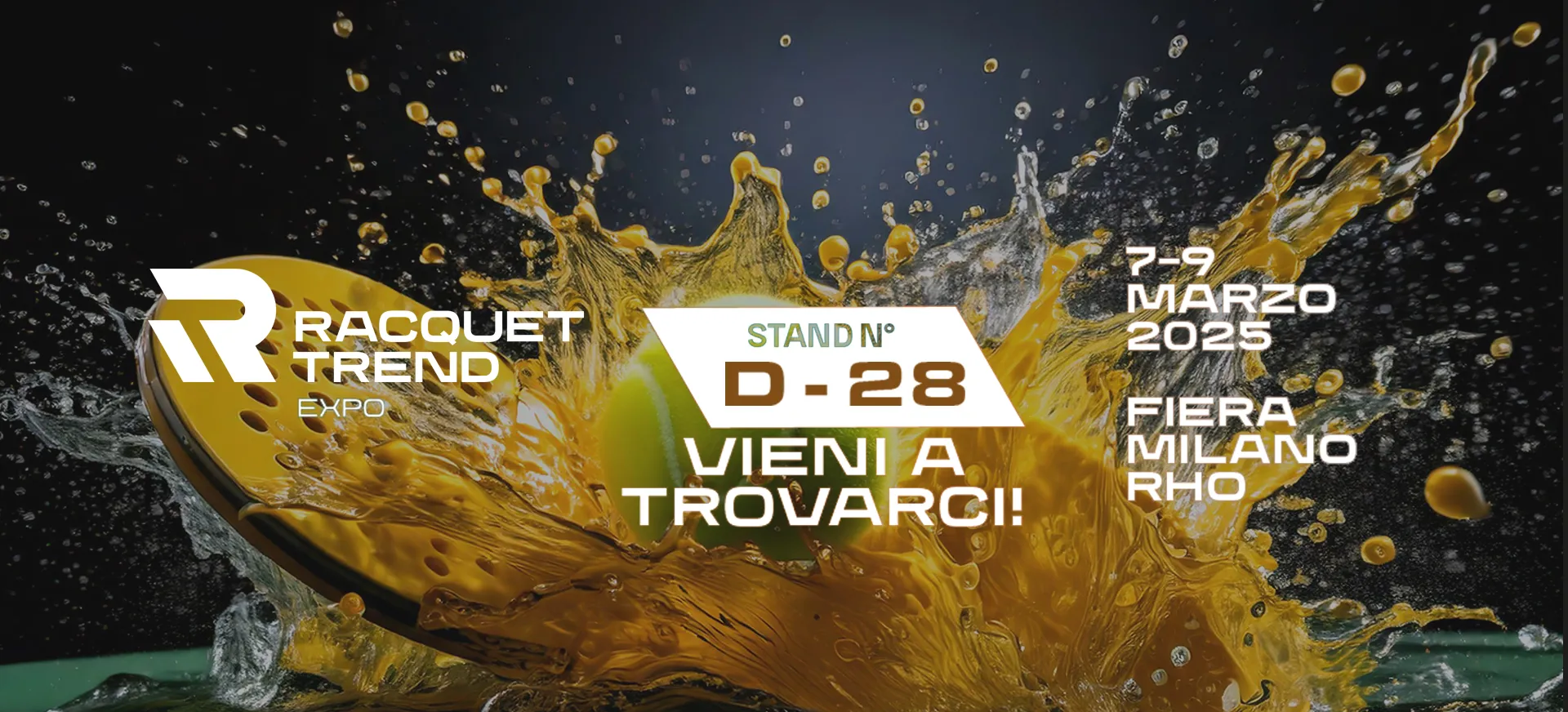 SCOPRI TUTTE LE NOVITA' PER IL PADEL IN FIERA A RAQUET TREND EXPO 2025