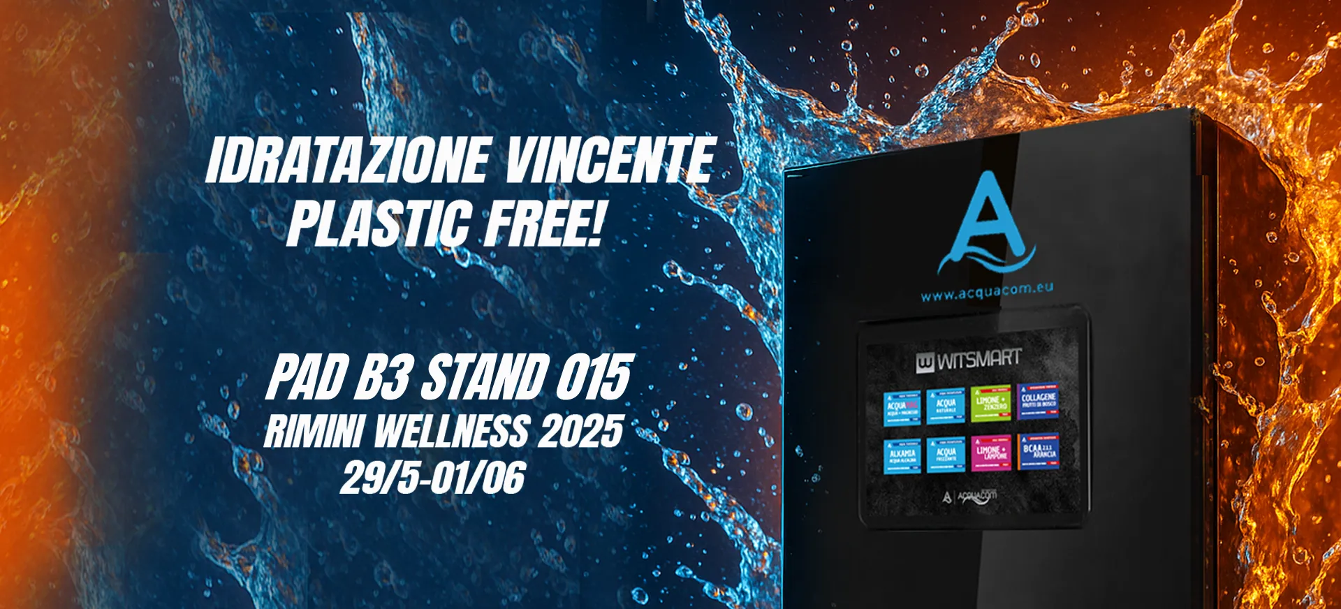 Acquacom a Rimini Wellness 2025: il futuro dell'idratazione è qui!