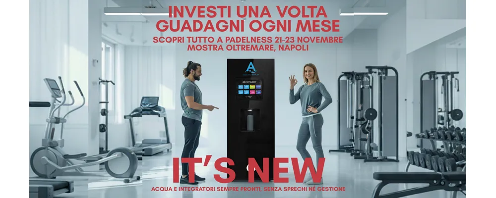 Acquacom a Padelness 2025: Investi una volta, guadagni ogni mese